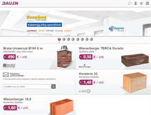 Tablet Screenshot of bauen.lt